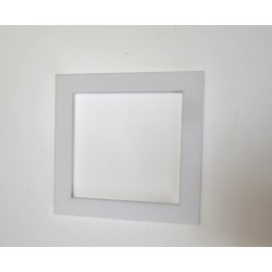 Rozeta Maskująca kwadrat 90 x 90 mm do Płyt HDF  czarna lub biała