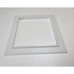 Rozeta Maskująca kwadrat 90 x 90 mm do Płyt HDF  czarna lub biała