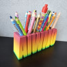 Organizer / piórnik na biurko z imieniem – personalizowany stojak na długopisy 3D