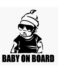 Naklejka BABY ON BOARD - na samochód