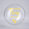 Naklejka Personalizowana na Balon lub Pudełko – Chrzest, Roczek | Lasgraw